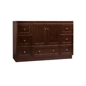 R0819483H01 Shaker Vanity Base Bathroom Vanity - Dark Cherry R0819483H01 Shaker Vanity Base Bathroom Vanity - Dark Cherry