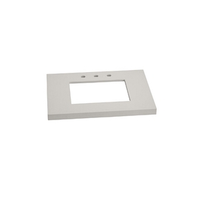 R3633318Q01 WideAppeal Vanity Top Bathroom Vanity - Solid White TechStone R3633318Q01 WideAppeal Vanity Top Bathroom Vanity - Solid White TechStone