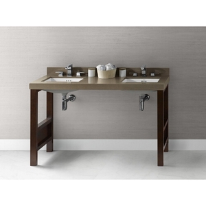 R500033H01/R3666598DQ27/R37015 Rowena Over 45" Bathroom Vanity - Dark Cherry / Grand Green TechStone R500033H01/R3666598DQ27/R37015 Rowena Over 45" Bathroom Vanity - Dark Cherry / Grand Green TechStone