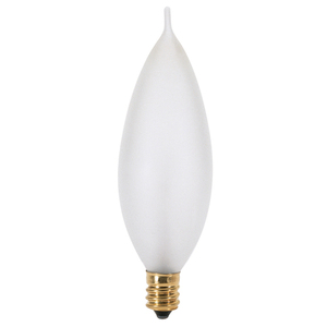 SA3663 Cand Turn Tip Incandescent Light Bulb - Frosted SA3663 Cand Turn Tip Incandescent Light Bulb - Frosted