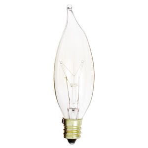 SA3673 Cand Turn Tip Incandescent Light Bulb - Clear SA3673 Cand Turn Tip Incandescent Light Bulb - Clear