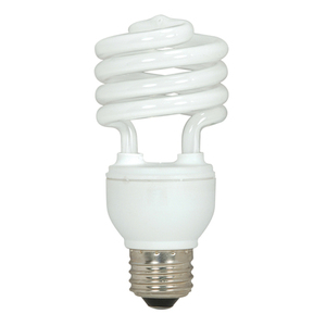 SS6271 Med Mini Spiral CFL Compact Fluorescent Light Bulb - White SS6271 Med Mini Spiral CFL Compact Fluorescent Light Bulb - White