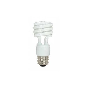 SS7221 Med Mini Spiral CFL Compact Fluorescent Light Bulb - White SS7221 Med Mini Spiral CFL Compact Fluorescent Light Bulb - White