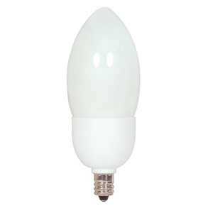 SS7327 Cand CFL Torpedo Compact Fluorescent Light Bulb - White SS7327 Cand CFL Torpedo Compact Fluorescent Light Bulb - White