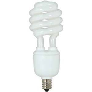 SS7364 Cand Mini Spiral CFL Compact Fluorescent Light Bulb - White SS7364 Cand Mini Spiral CFL Compact Fluorescent Light Bulb - White