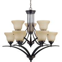 Large Foyer Chandelier 33" Width Large Foyer Chandelier 33" Width