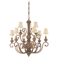 Large Foyer Chandelier 36-1/2" Width Large Foyer Chandelier 36-1/2" Width