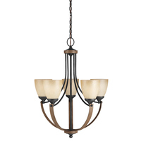 Mini Chandelier 22-3/4" Width Mini Chandelier 22-3/4" Width