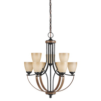 Mid Sized Chandelier 28-1/4" Width Mid Sized Chandelier 28-1/4" Width