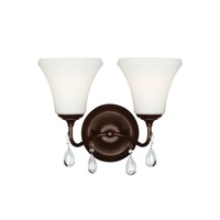Bathroom Lighting (2 Bulbs) 13-1/4" Width Bathroom Lighting (2 Bulbs) 13-1/4" Width