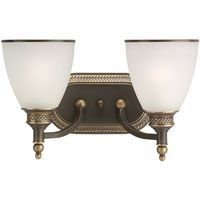Bathroom Lighting (2 Bulbs) 15" Width Bathroom Lighting (2 Bulbs) 15" Width