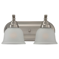 Bathroom Lighting (2 Bulbs) 15" Width Bathroom Lighting (2 Bulbs) 15" Width