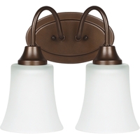 Bathroom Lighting (2 Bulbs) 11-1/2" Width Bathroom Lighting (2 Bulbs) 11-1/2" Width