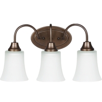 Bathroom Lighting (3 bulbs) 17-3/4" Width Bathroom Lighting (3 bulbs) 17-3/4" Width