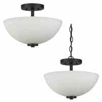 Semi Flush Mount 13-1/2" Width Semi Flush Mount 13-1/2" Width