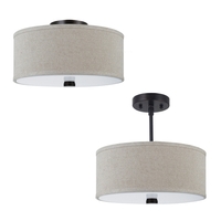 Semi Flush Mount 14" Width Semi Flush Mount 14" Width
