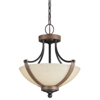 Semi Flush Mount 15-1/4" Width Semi Flush Mount 15-1/4" Width