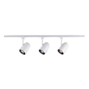 S267215 Three Light Complete Track Kit Track Lighting - White S267215 Three Light Complete Track Kit Track Lighting - White