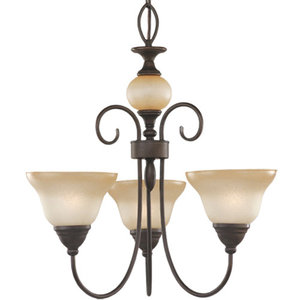 S3110572 Montclaire Mini Chandelier - Olde Iron S3110572 Montclaire Mini Chandelier - Olde Iron