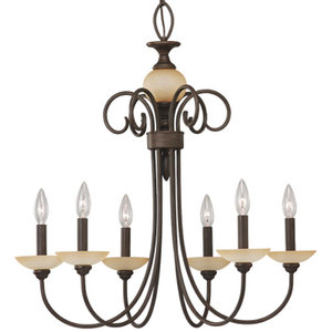 S3110772 Montclaire Mid Sized Chandelier Chandelier - Olde Iron S3110772 Montclaire Mid Sized Chandelier Chandelier - Olde Iron