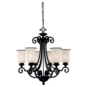 S31146BLE814 Acadia Mid Sized Chandelier Chandelier - Misted Bronze S31146BLE814 Acadia Mid Sized Chandelier Chandelier - Misted Bronze