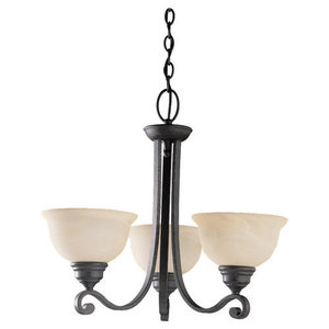 S3119007 Serenity Mini Chandelier - Weathered Iron S3119007 Serenity Mini Chandelier - Weathered Iron