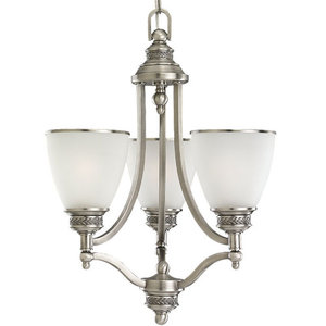 S31349965 Laurel Leaf Mini Chandelier - Antique Nickel S31349965 Laurel Leaf Mini Chandelier - Antique Nickel