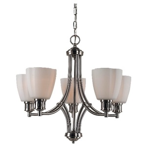 S31475962 Century Mid Sized Chandelier Chandelier - Brushed Nickel S31475962 Century Mid Sized Chandelier Chandelier - Brushed Nickel