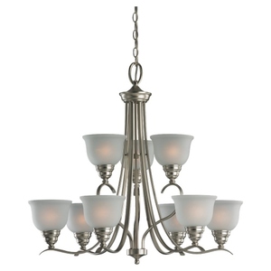 S31627962 Wheaton Large Foyer Chandelier Chandelier - Brushed Nickel S31627962 Wheaton Large Foyer Chandelier Chandelier - Brushed Nickel