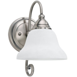 S41105965 Montclaire 1 Bulb Wall Sconce - Brushed Nickel S41105965 Montclaire 1 Bulb Wall Sconce - Brushed Nickel