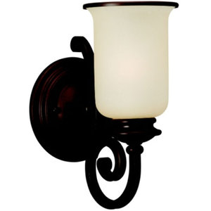 S41145814 Acadia 1 Bulb Wall Sconce - Misted Bronze S41145814 Acadia 1 Bulb Wall Sconce - Misted Bronze