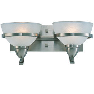 S44116962 Eternity 2 Bulb Bathroom Lighting - Brushed Nickel S44116962 Eternity 2 Bulb Bathroom Lighting - Brushed Nickel