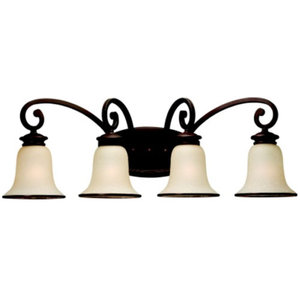S44147814 Acadia 4 or More Bulb Bathroom Lighting - Misted Bronze S44147814 Acadia 4 or More Bulb Bathroom Lighting - Misted Bronze