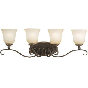 S44382829 Parkview 4 or More Bulb Bathroom Lighting - Russet Bronze S44382829 Parkview 4 or More Bulb Bathroom Lighting - Russet Bronze