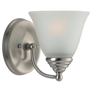 S44575962 Albany 1 Bulb Wall Sconce - Brushed Nickel S44575962 Albany 1 Bulb Wall Sconce - Brushed Nickel
