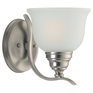 S44625962 Wheaton 1 Bulb Wall Sconce - Brushed Nickel S44625962 Wheaton 1 Bulb Wall Sconce - Brushed Nickel