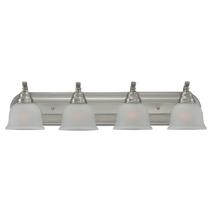 S44628962 Wheaton 4 or More Bulb Bathroom Lighting - Brushed Nickel S44628962 Wheaton 4 or More Bulb Bathroom Lighting - Brushed Nickel