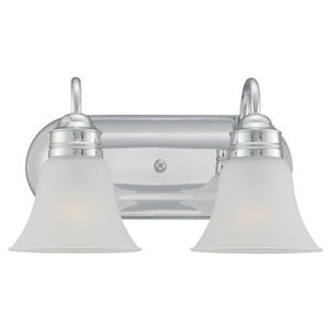 S4485105 Gladstone 2 Bulb Bathroom Lighting - Chrome S4485105 Gladstone 2 Bulb Bathroom Lighting - Chrome