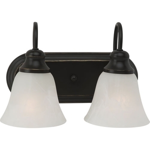 S44940782 Windgate 2 Bulb Bathroom Lighting - Heirloom Bronze S44940782 Windgate 2 Bulb Bathroom Lighting - Heirloom Bronze