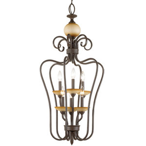 S5110672 Montclaire Entrance / Foyer Pendant Light - Olde Iron S5110672 Montclaire Entrance / Foyer Pendant Light - Olde Iron