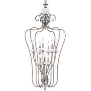 S51107965 Montclaire Entrance / Foyer Pendant Light - Brushed Nickel S51107965 Montclaire Entrance / Foyer Pendant Light - Brushed Nickel