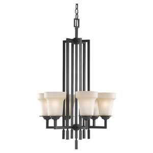 S51630814 Cardwell Mini Chandelier - Misted Bronze S51630814 Cardwell Mini Chandelier - Misted Bronze
