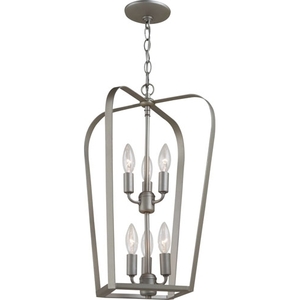 S54941753 Windgate Entrance / Foyer Pendant Light - Painted Brushed Nickel S54941753 Windgate Entrance / Foyer Pendant Light - Painted Brushed Nickel