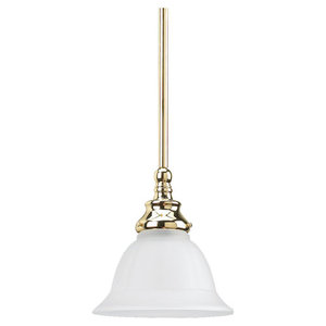 S6105002 Canterbury Mini-Pendant Pendant Light - Polished Brass S6105002 Canterbury Mini-Pendant Pendant Light - Polished Brass