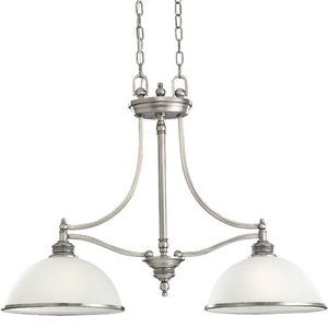 S66350965 Laurel Leaf Linear Pendant Pendant Light - Antique Nickel S66350965 Laurel Leaf Linear Pendant Pendant Light - Antique Nickel
