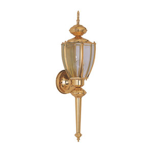 S857802 Society Hill Entrance Outdoor Wall Light - Polished Brass S857802 Society Hill Entrance Outdoor Wall Light - Polished Brass