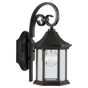 S8813608 Ardsley Court Entrance Outdoor Wall Light - Textured Rust Patina S8813608 Ardsley Court Entrance Outdoor Wall Light - Textured Rust Patina