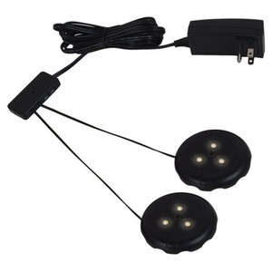S98862SW12 Ambiance LED Disk Under Cabinet Lighting Cabinet Lighting - Black S98862SW12 Ambiance LED Disk Under Cabinet Lighting Cabinet Lighting - Black