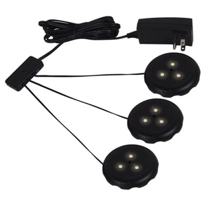 S98863SW12 Ambiance LED Disk Under Cabinet Lighting Cabinet Lighting - Black S98863SW12 Ambiance LED Disk Under Cabinet Lighting Cabinet Lighting - Black