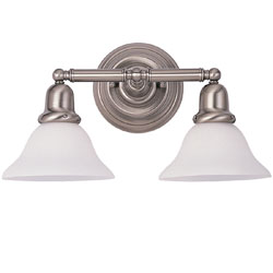 Bathroom Lighting (2 Bulbs) 18" Width Bathroom Lighting (2 Bulbs) 18" Width